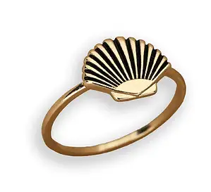 Bague Coquillage Pour Femme En Forme De Coquille Saint-Jacques