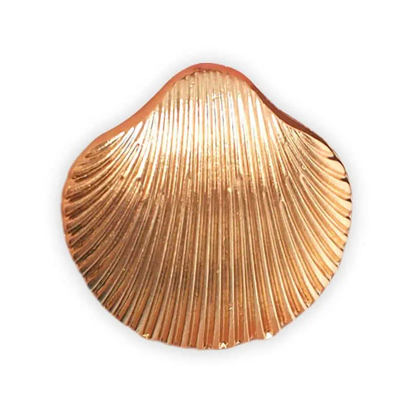 Boucles D'Oreilles Coquillages "Grand Coquillage Doré" – Image 5