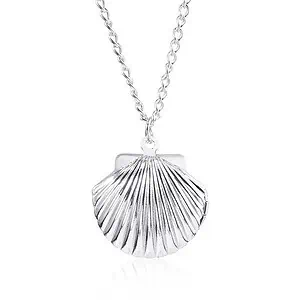 Collier Coquillage Secret Des Mers Argenté