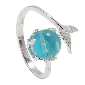 Bague Coquillage Perle Mystère Et Queue De Sirène