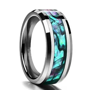 Bague Coquillage Nacre D'Ormeau