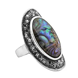 Bague Coquillage Chevalière Nacrée