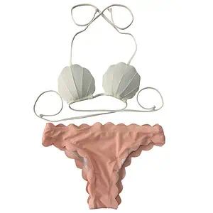Maillot De Bain Coquillage Blanc