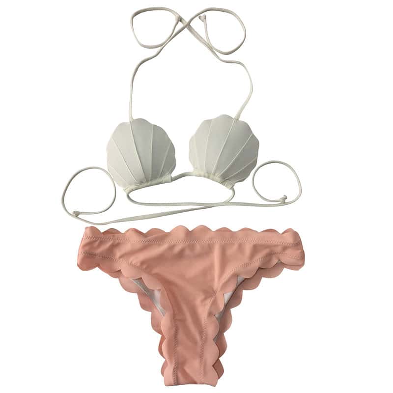 Maillot de bain Coquillage <br/> Blanc