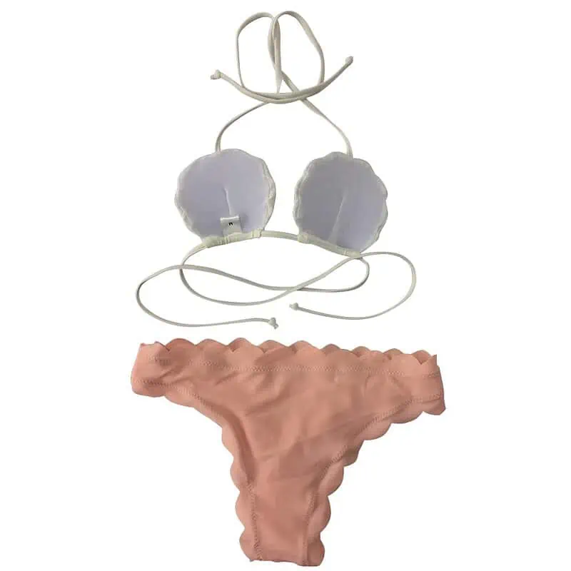 Maillot De Bain Coquillage Blanc – Image 2