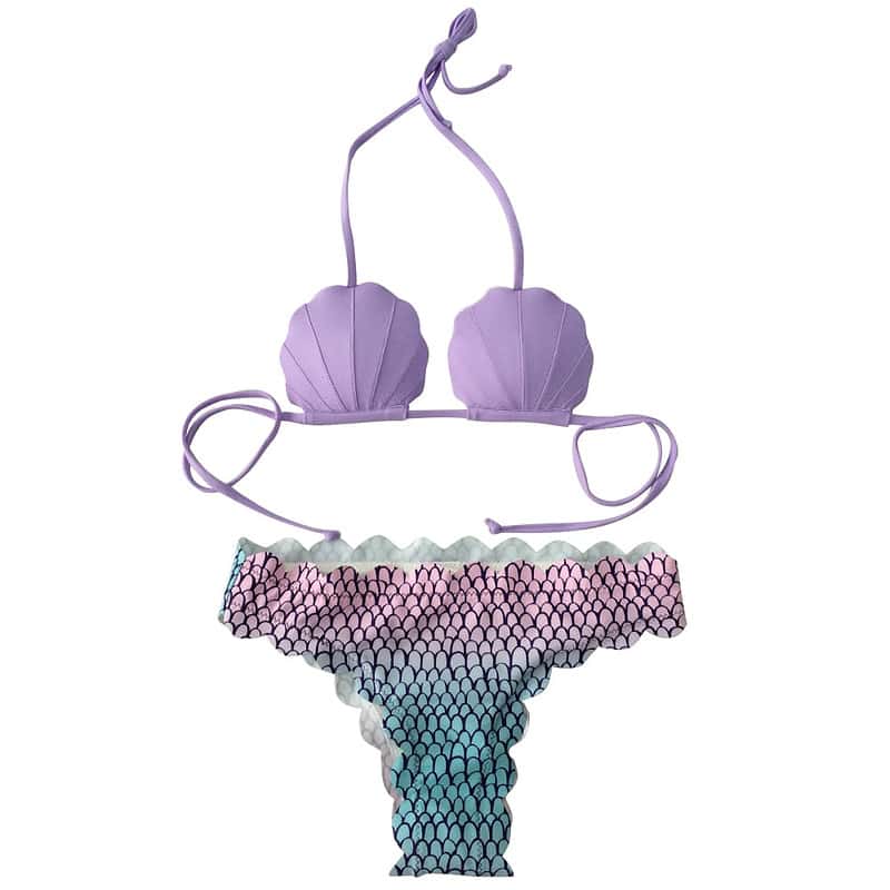 Maillot de bain Coquillage <br/> Mauve