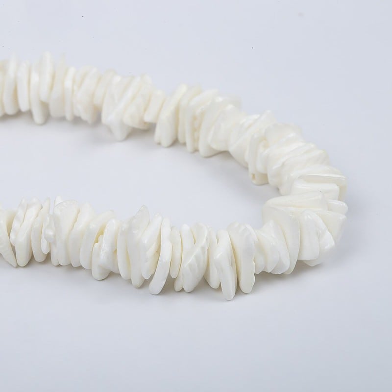 Bracelet Cheville Coquillage <br/> Puka Blanc – Image 3