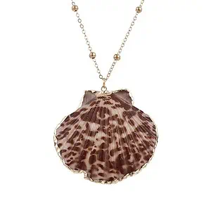 Pendentif Coquillage Pecten Argenté