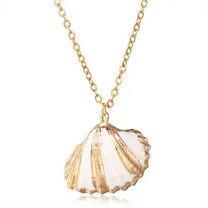 Pendentif Coquillage Bucardes "Doré"