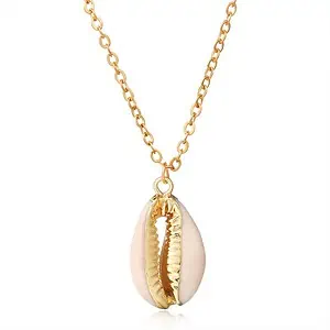 Pendentif Coquillage Cauri Doré
