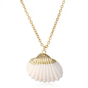 Pendentif Coquillage Coque Dorée