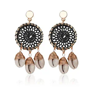 Boucles D'Oreilles Coquillages Attrape Reves Obscur