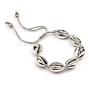 Bracelet Coquillage Cauri Argenté