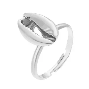 Bague Coquillage Graine De Café (Argentée)