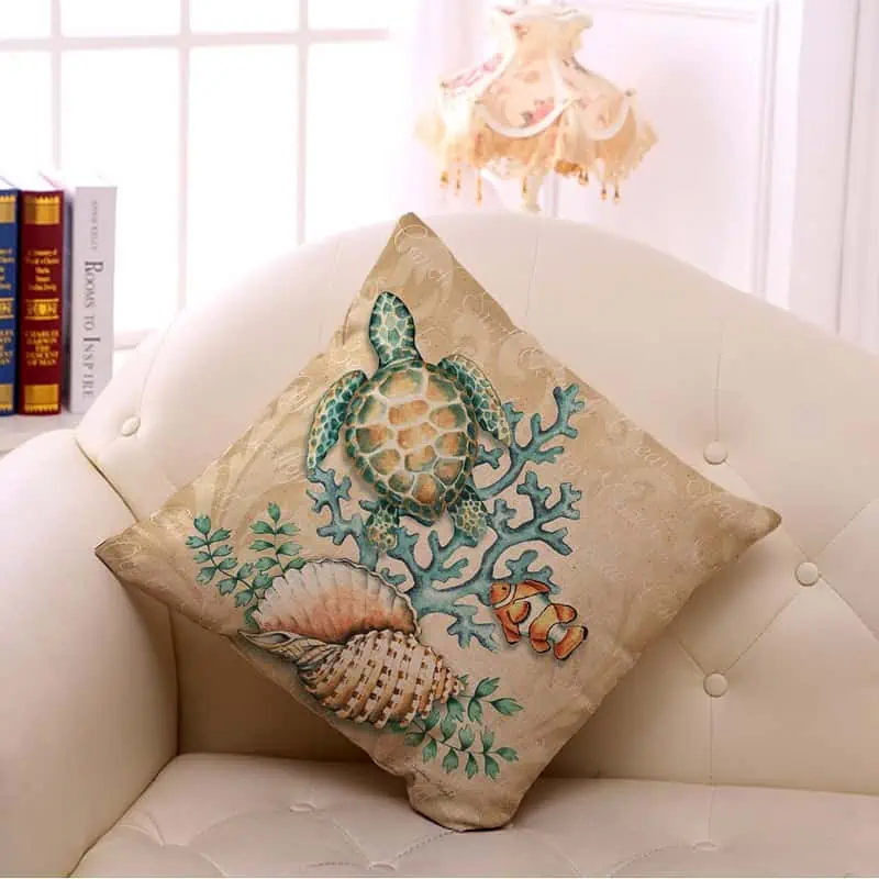 Coussin Coquillage Imprimé – Image 5