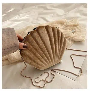 Sac Coquillage Bandoulière Kaki