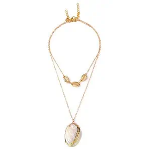 Pendentif Coquillage Ormeau Nacre Blanche
