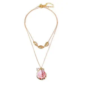 Pendentif Coquillage Pencten Rose
