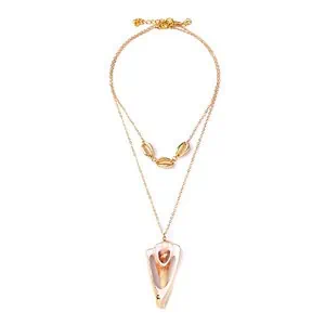 Pendentif Coquillage Strombe Taillé