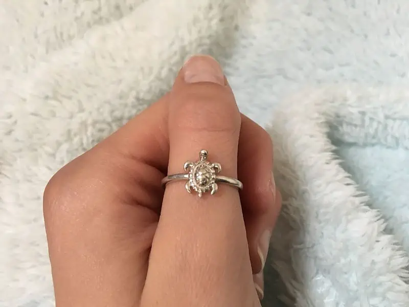 Bague Coquillage Tortue – Image 4