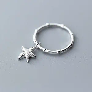 Bague Etoile De Mer Argent 925