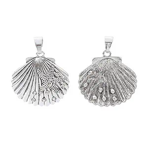 Pendentif Coquillage Étoile De Mer Et Strass