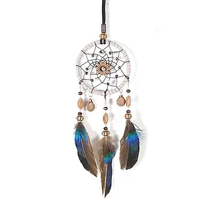 Suspension Coquillage Attrape Rêve Avec Plumes